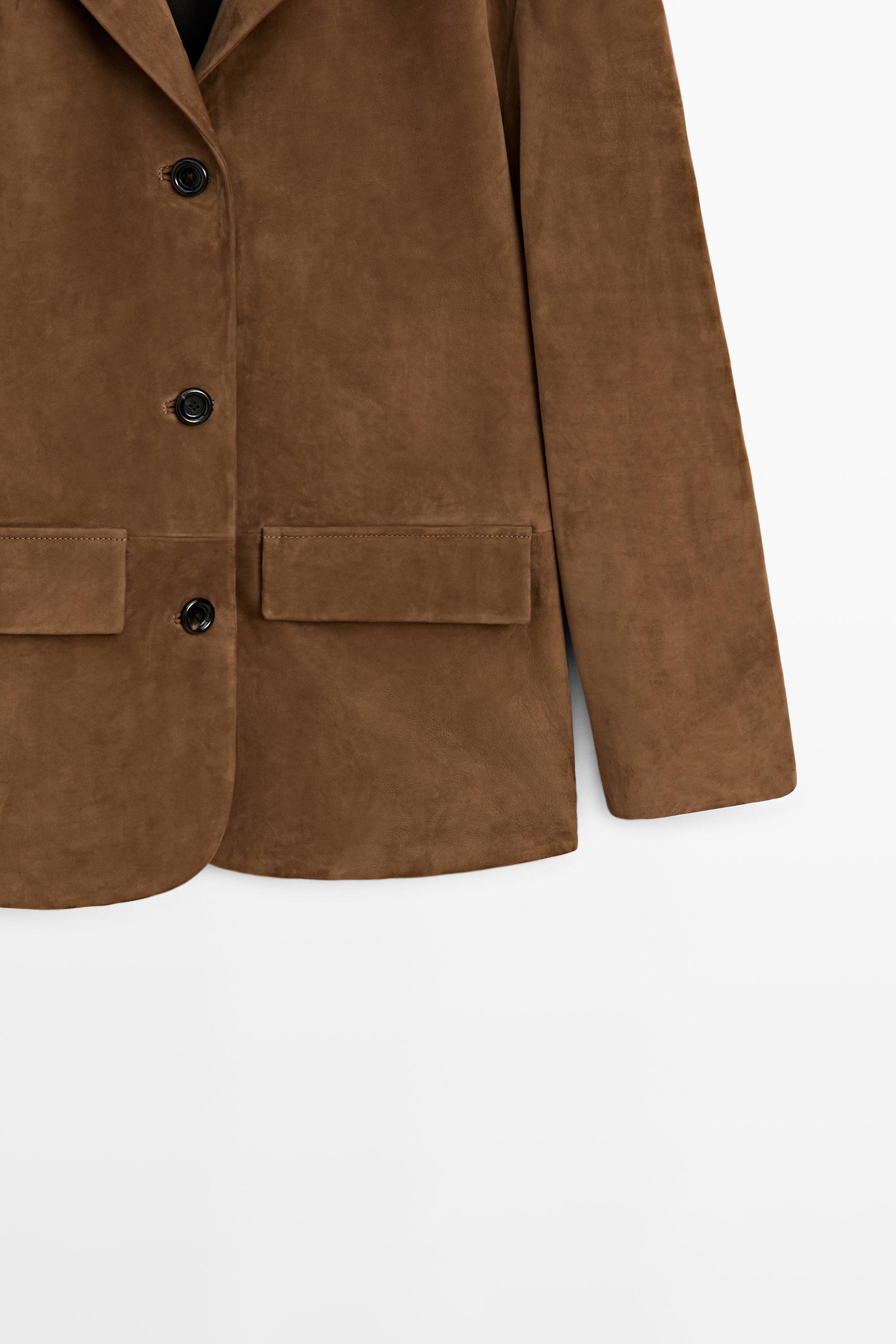 Blazer en daim 100% cuir